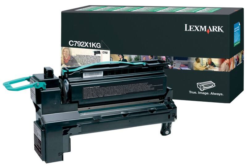 Toner Lexmark D'origine C792X1KG Noir
