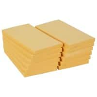 Notes adhésives Viking Jaune pastel 127 x 76 mm 12 Blocs de 100 Feuilles