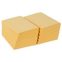 Notes adhésives Office Depot Jaune pastel 102 x 76 mm 12 Blocs de 100 Feuilles