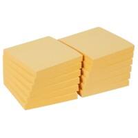 Notes adhésives Viking Jaune 76 x 76 mm 12 Blocs de 100 Feuilles