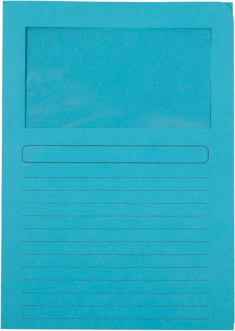 Farde à fenêtre Office Depot A4 Bleu Papier manila 50 Unités