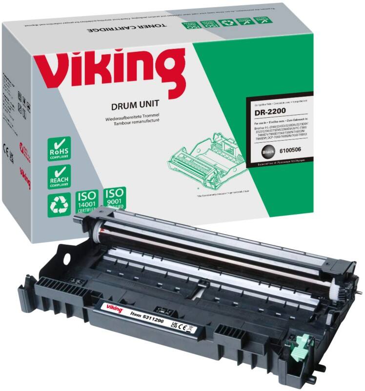 Tambour Viking compatible Brother DR2200 Noir
