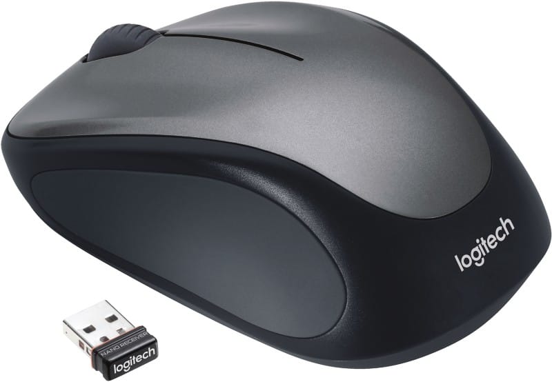 Souris sans fil Logitech M235 Sans fil Gris Adapté pour les gauchers