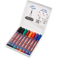 Marqueur pour tableaux blancs edding 360 Ogive 3 mm Assortiment 8 Unités