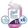 Recharge de savon mousse Scott 6340 Parfum subtil Rose 6 unités x 1 l