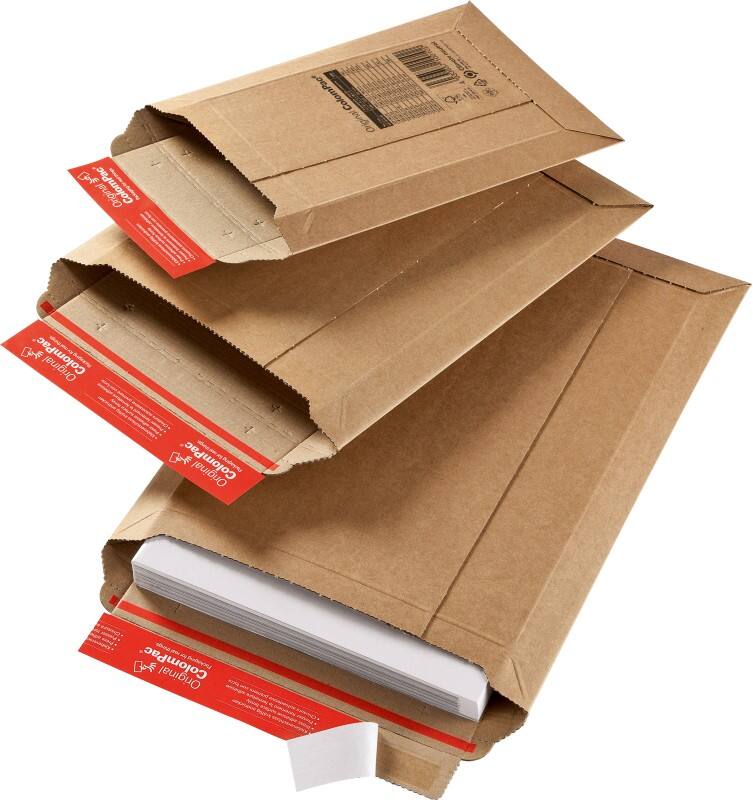 Enveloppes ColomPac Carton ondulé 310 (l) x 229 (p) x 50 (h) mm Brun 20 unités