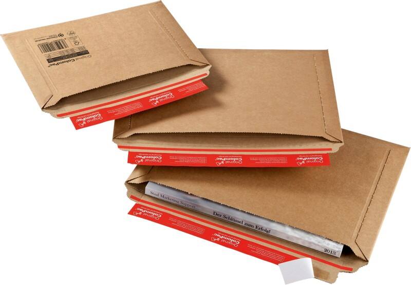 Enveloppes ColomPac Carton ondulé 250 (l) x 353 (p) x 30 (h) mm Brun 20 unités