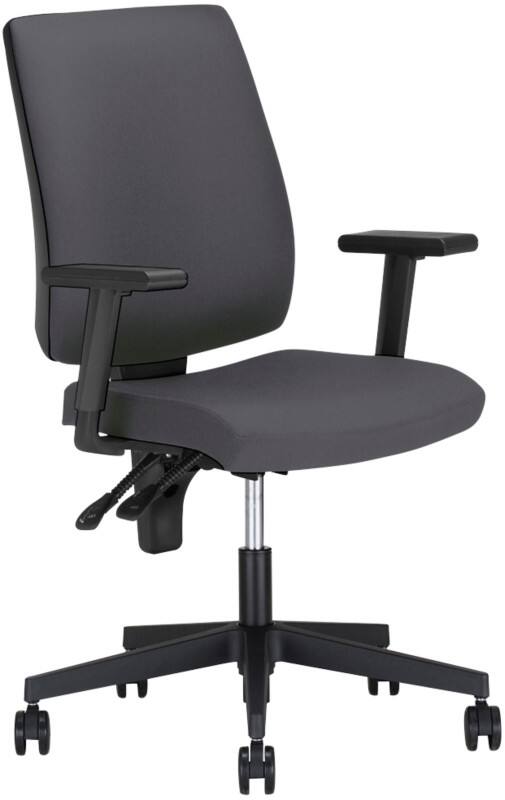 Siège de bureau Taktik Nowy Styl Contact permanent Tissu Accoudoirs réglables en hauteur Siège réglable en hauteur Gris 110 kg