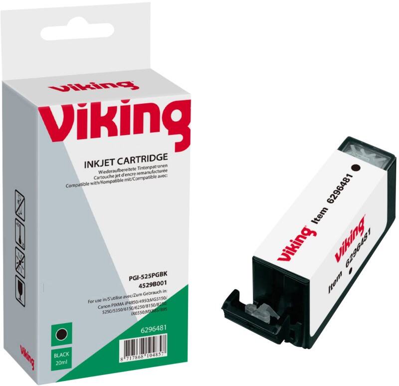 Cartouche jet d'encre Viking Compatible Canon PGI-525BK Noir