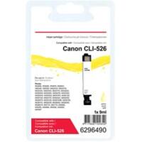 Cartouche jet d'encre Office Depot Compatible Canon CLI-526Y Jaune