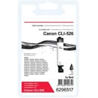 Cartouche jet d'encre Office Depot Compatible Canon CLI-526BK Noir