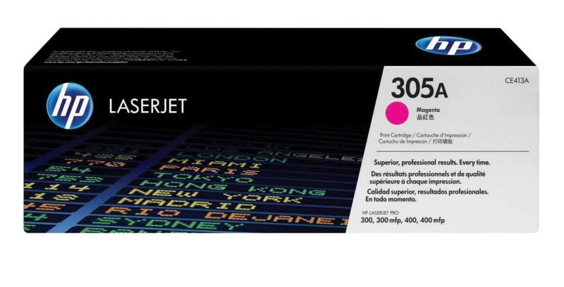 Toner HP 305A D'origine CE413A Magenta
