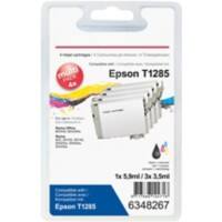 Cartouche jet d'encre Office Depot Compatible Epson T1285 Noir et 3 Couleurs T1285 4 Unités
