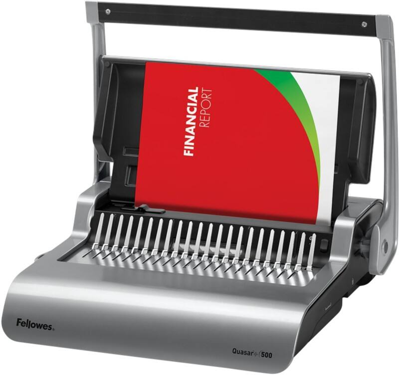 Perforelieur Fellowes Quasar 500 + Manuel 500 Feuilles