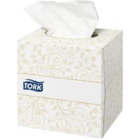 Mouchoirs extra doux Tork Premium Boîte cube 2 épaisseurs 100 Feuilles