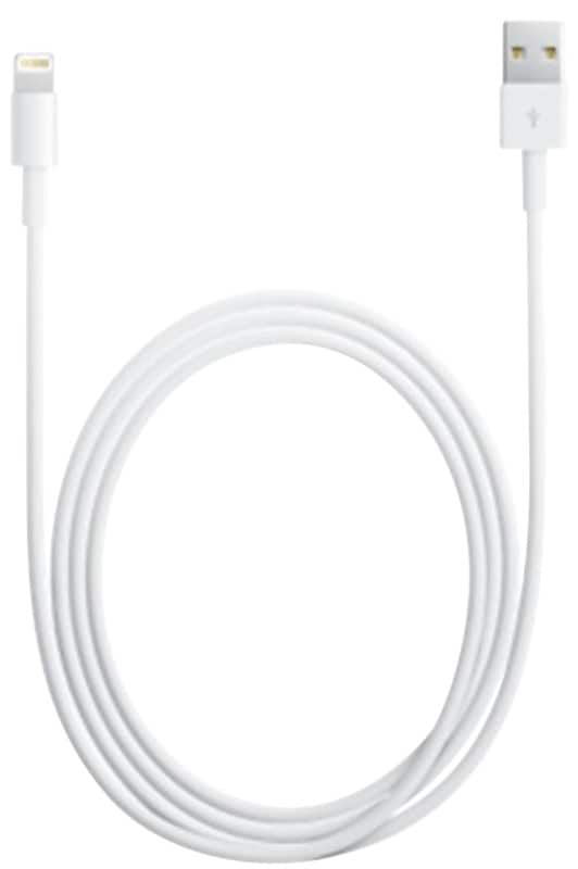 Câble USB-A vers connecteur Lightning Apple MD 818ZM / A Blanc