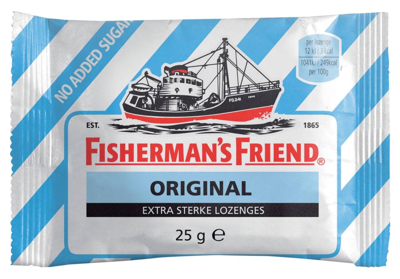 Pastilles mentholées Fisherman's Friend Original 24 Unités de 25 g