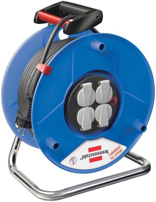 Enrouleur de câble électrique brennenstuhl Garant 25 m 4 prises