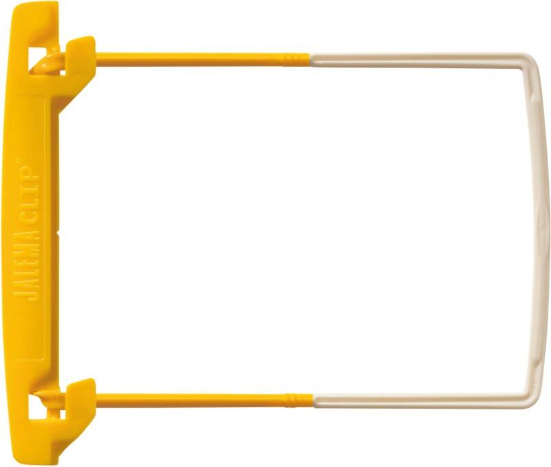 Clip d'archivage Djois JalemaClip Jaune plastique 5710200 26,1 x 17,6 cm 10 unités