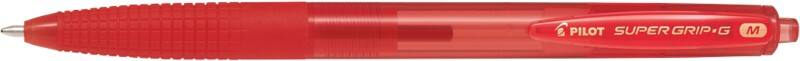 Stylo-bille Pilot Super Grip G RT Rétractable Rouge 0,4 mm Moyen Conique Rechargeable