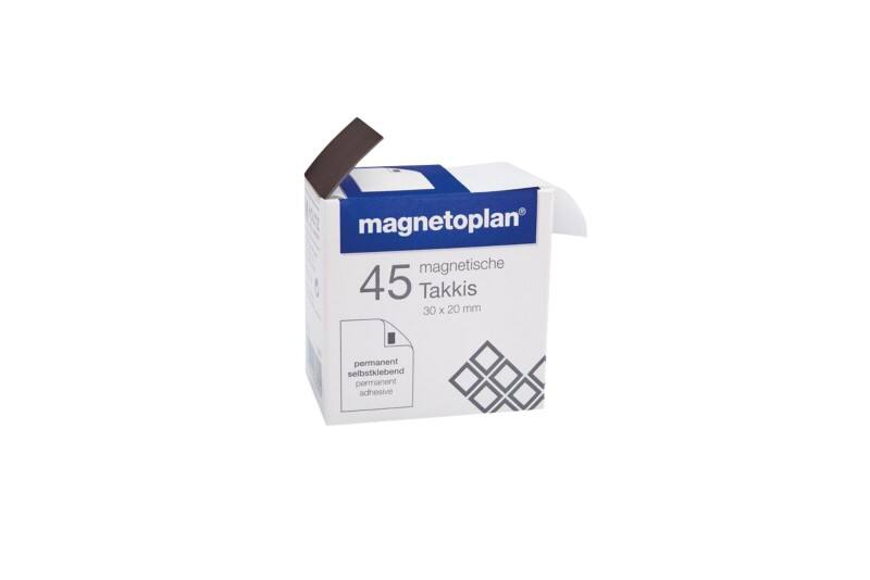 Autocollants magnetoplan Takkis Magnétique Noir 15503 45 Unités