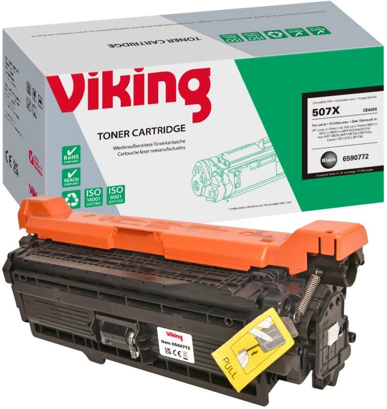 Toner Viking 507X Compatible HP CE400X Noir