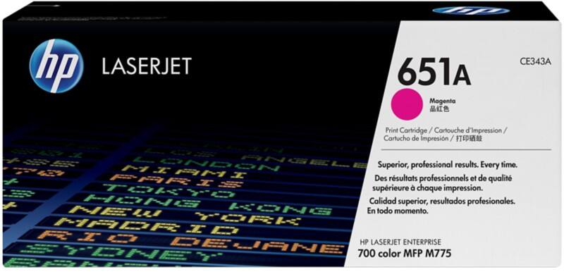 Toner HP 651A D'origine CE343A Magenta