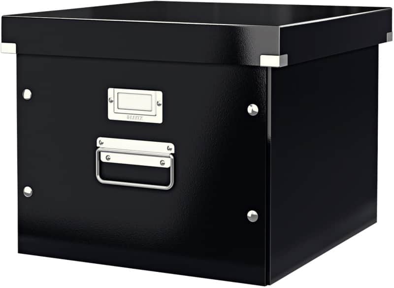 Boîte de rangement Click & Store Click & Store Leitz Noir 36,7 x 35,7 x 28,5 cm
