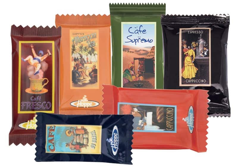 Biscuits HOPPE Bonte Mix 6 sortes 150 Unités de 8 g