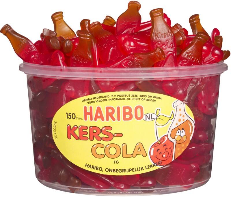 Gommes aux fruits Haribo Cerise et Cola 150 Unités