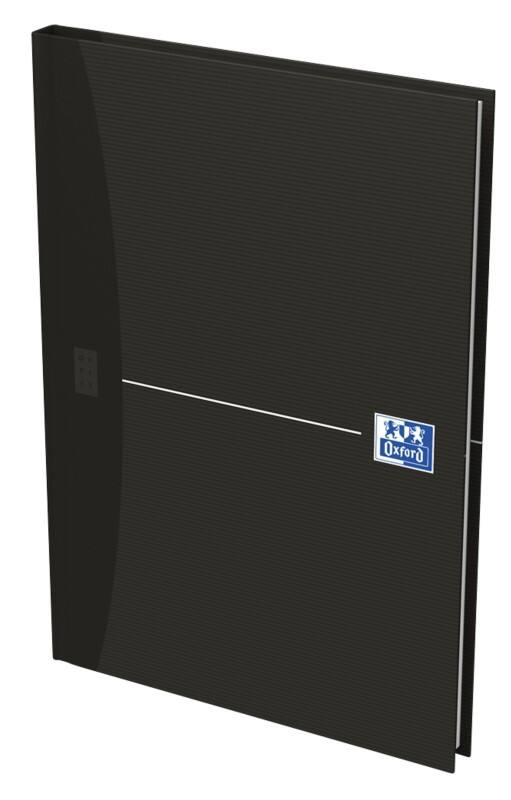 Cahier à spirales OXFORD Office Essentials A5 Noir Couverture rigide en carte Ligné 96 feuilles