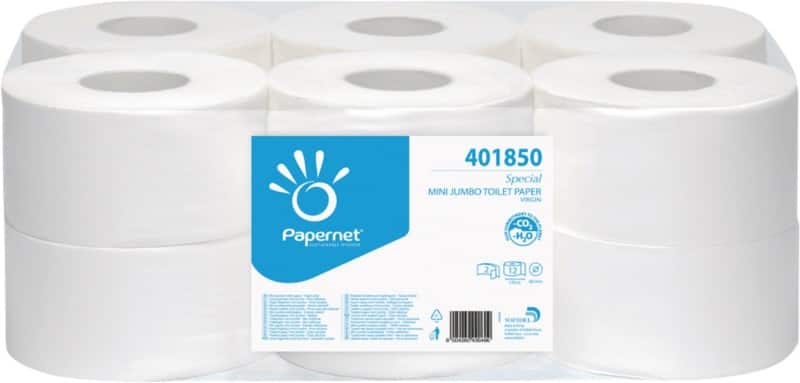 Papier toilette Papernet 2 épaisseurs 401850 12 Rouleaux de 557 Feuilles