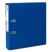 Classeur à levier Exacompta Large Prem Touch A4+ 80 mm Bleu foncé 2 Anneaux 53352E Plastique Portrait