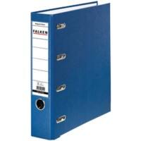 Classeur double Falken Large A4 70 mm Bleu 4 Anneaux S70 Carton, PP (Polypropylène) Paysage