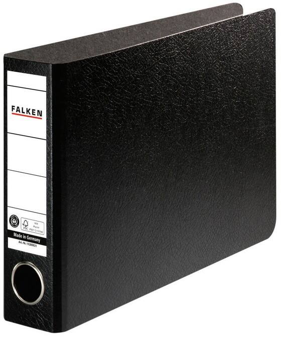 Classeur à levier Falken Étroit A5 50 mm Noir 2 Anneaux Plastique Paysage