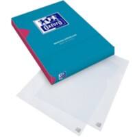 Pochette coin OXFORD A4 Transparent PP (Polypropylène) 130 microns 100 Unités