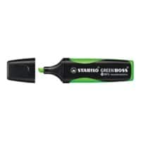 Surligneur STABILO Green Boss Vert Pointe moyenne Biseautée 2-5 mm Rechargeable