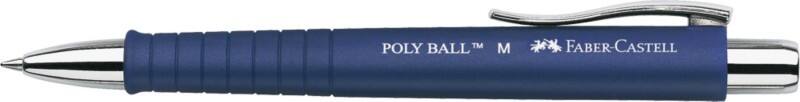 Stylo-bille Faber-Castell Poly Ball Rétractable Bleu 0,4 mm Moyen Bille Rechargeable