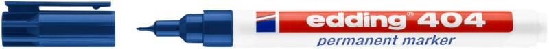 Marqueur permanent edding 404 Extra fin Ogive 0 - 0,75 mm Bleu