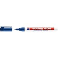Marqueur permanent edding 404 Extra fin Ogive 0 - 0,75 mm Bleu