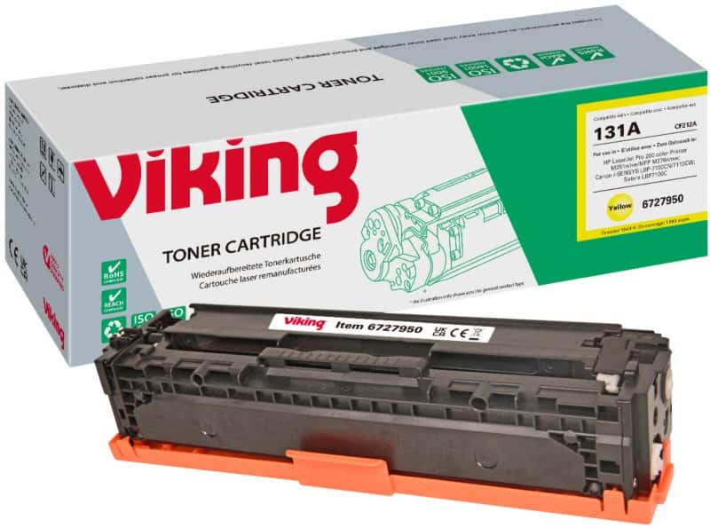Toner Viking 131A compatible HP CF212A Jaune