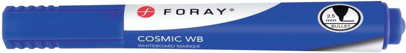 Marqueur pour tableau blanc Foray Cosmic WB Moyenne Pointe Ogive Bleu
