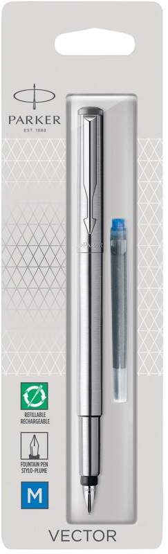 Stylo plume Parker Vecteur Non rétractable - Bleu