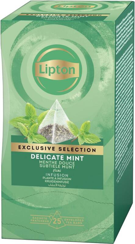 Thé vert Lipton Menthe 25 Unités de 1,5 g
