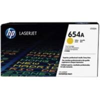 Toner HP D'origine 654A Jaune CF332A
