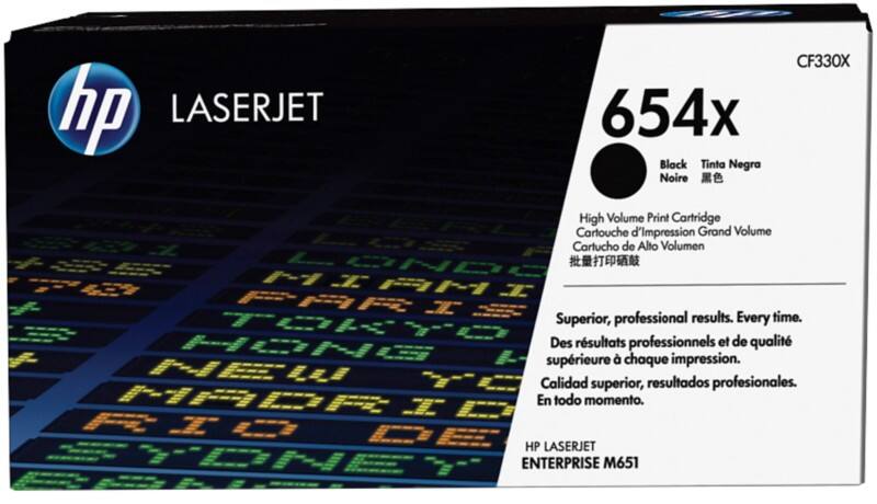Toner HP 654X D'origine CF330X Noir