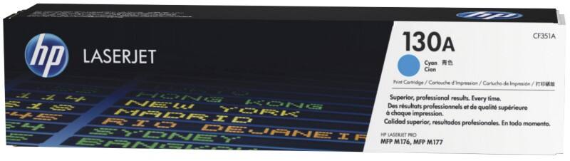 Cartouche jet d'encre HP D'origine 130A CF351A Cyan