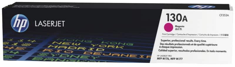 Cartouche jet d'encre HP D'origine 130A CF353A Magenta