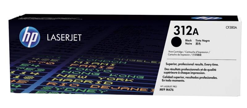 Toner HP 312A D'origine CF380A Noir