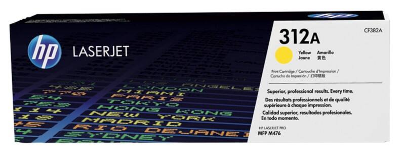 Toner HP 312A D'origine CF382A Jaune